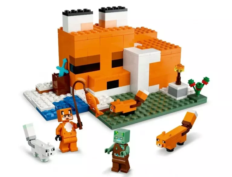 LEGO MINECRAFT SIEDLISKO LISÓW DOM LISEK 21178