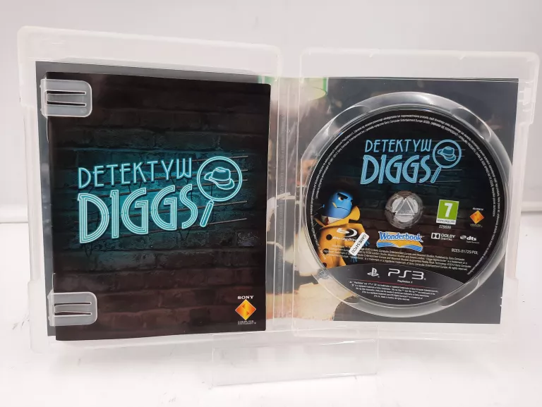 GRA PS3 WONDERBOOK DETEKTYW DIGGS / BCES 01725 / *OKAZJA*