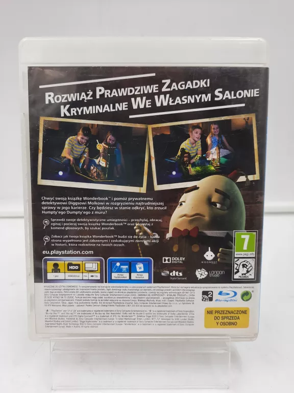 GRA PS3 WONDERBOOK DETEKTYW DIGGS / BCES 01725 / *OKAZJA*