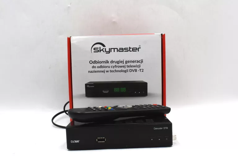 TUNER SKYMASTER STB M265 DVB-T/T2 FULL HD CZARNY