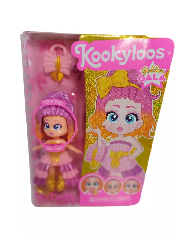 KOOKY LOOS GOLDEN GALA MINI LALECZKA ZMIENNE MINKI TWARZE VALENTINA