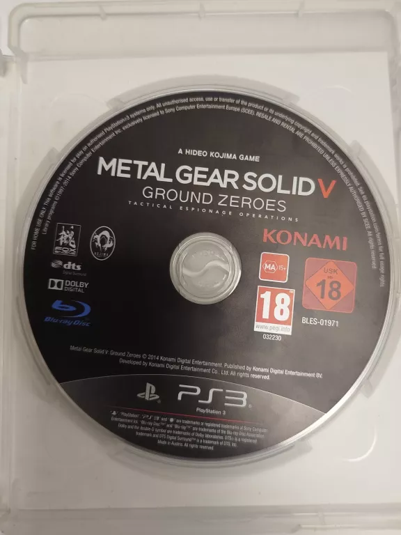 PS3 METAL GEAR SOLID V