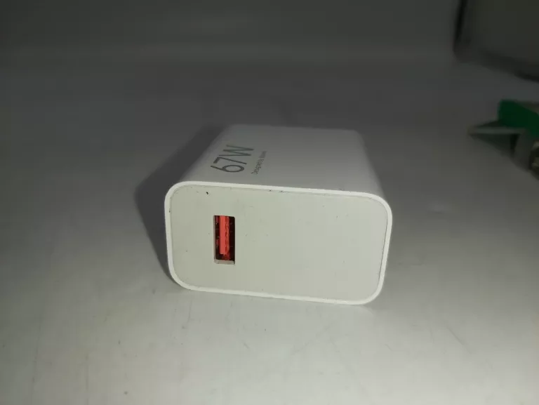 ŁADOWARKA SIECIOWA XIAOMI MI 67W USB-A BIAŁA!