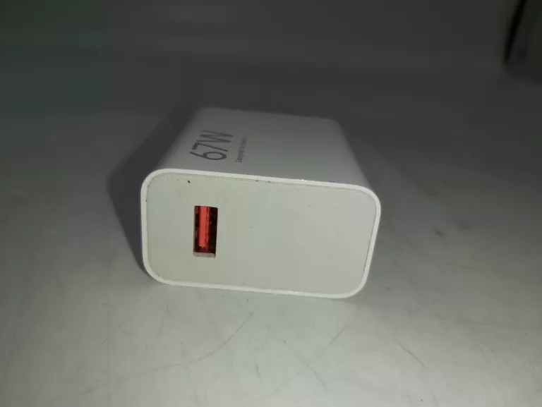 ŁADOWARKA SIECIOWA XIAOMI MI 67W USB-A BIAŁA!