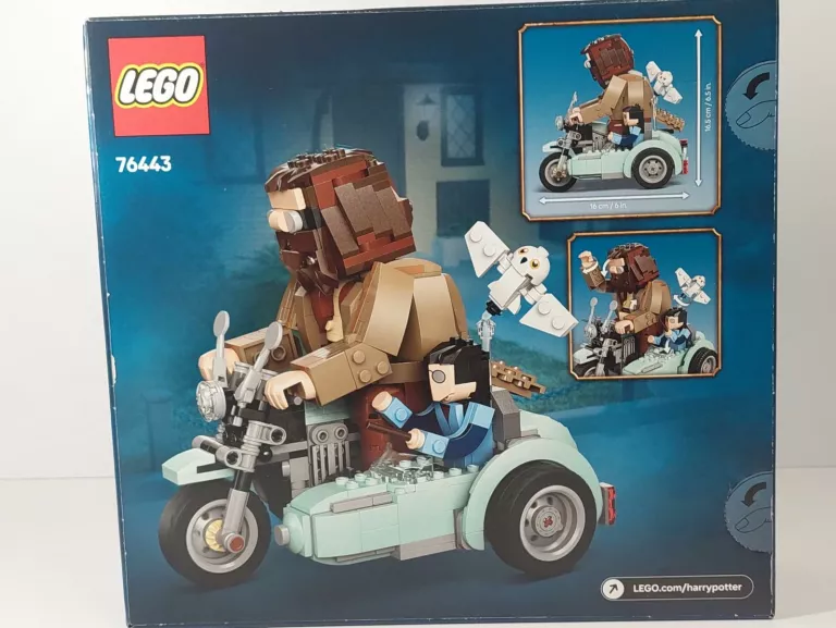 LEGO HARRY POTTER PRZEJAŻDŻKA MOTOCYKLOWA HAGRIDA I HARRY’EGO 76443