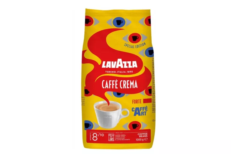 LAVAZZA CAFFE CREMA FORTE CAFFE ART KAWA ZIARNISTA 1KG