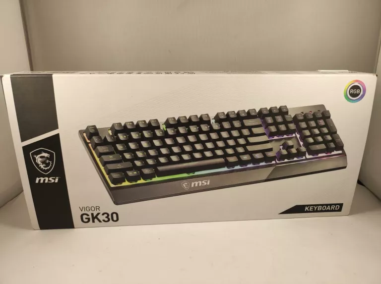 KLAWIATURA MSI VIGOR GK30 GWARANCJ PUDEŁKO