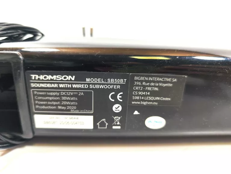 SOUNDBAR THOMSON SB50BT