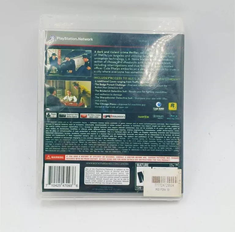 GRA PS 3 L.A. NOIRE THE COMPLETE EDITION