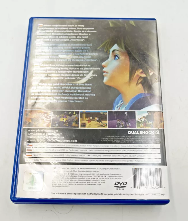 GRA PS2 KINGDOM HEARTS POLSKA DYSTRYBUCJA