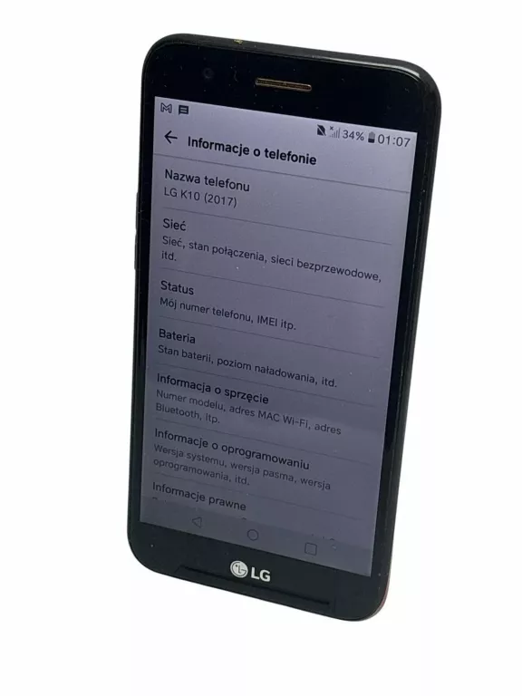TELEFON LG K10 2017