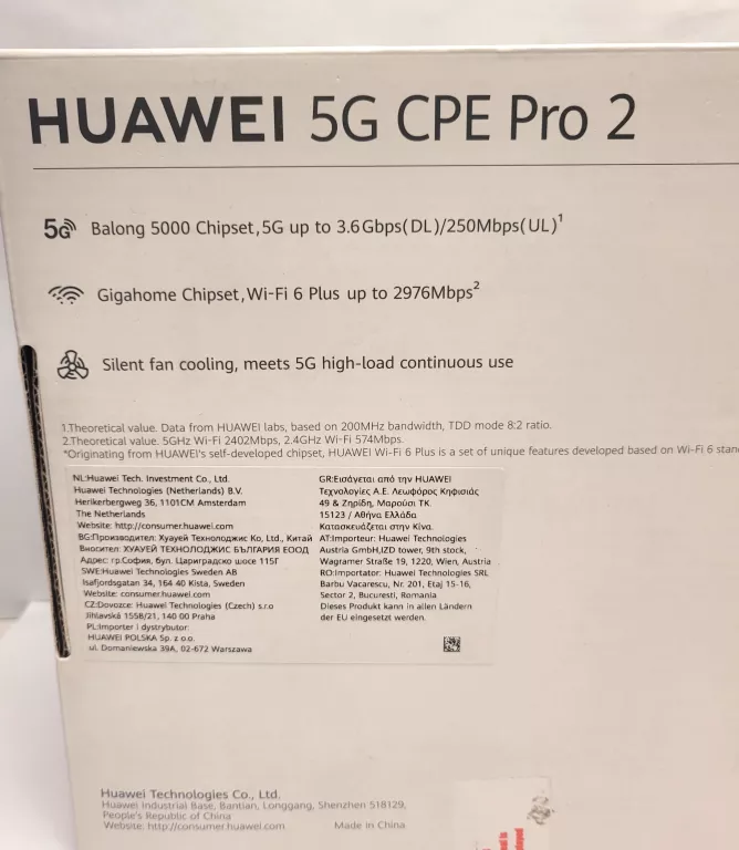 ROUTER HUAWEI 5G CPE PRO 2