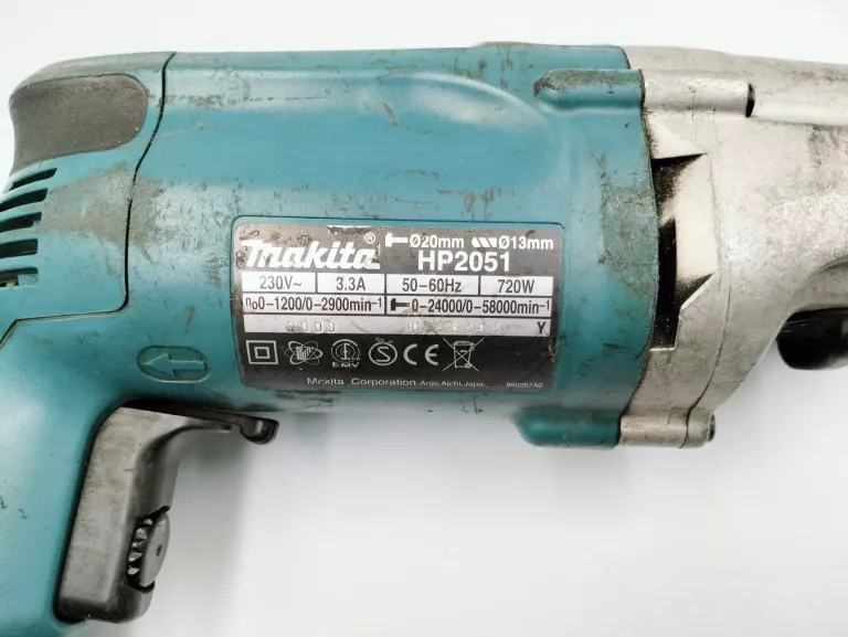 WIERTARKA UDAROWA MAKITA HP2051 2-BIEGOWWA 720W