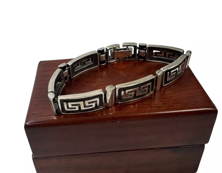 SREBRNA BRANSOLETKA PRÓBY 925 / DŁ.18CM !