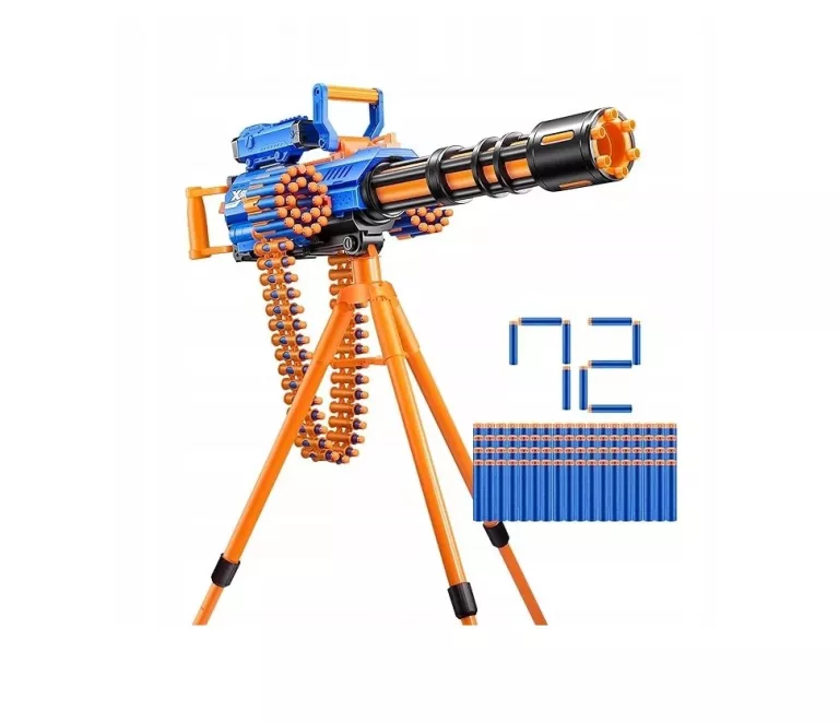 ZURU X-SHOT INSANITY FIRE 36605 MINIGUN AUTOMATYCZNY KARABIN 72 STRZAŁKI