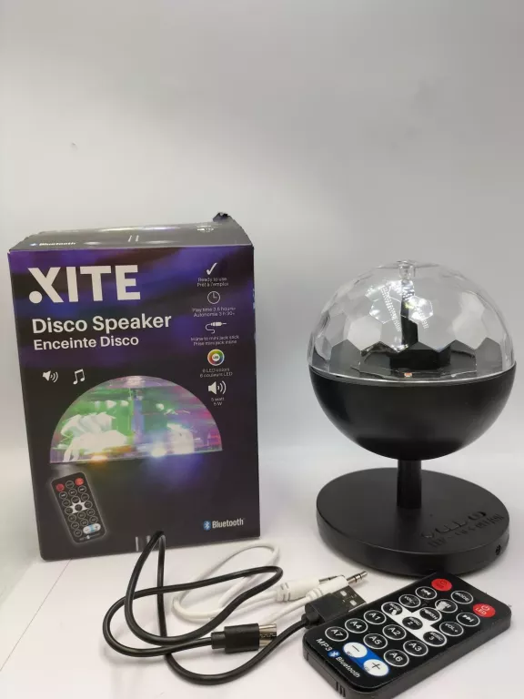 GŁOŚNIK KULA DISCO KOMPLET