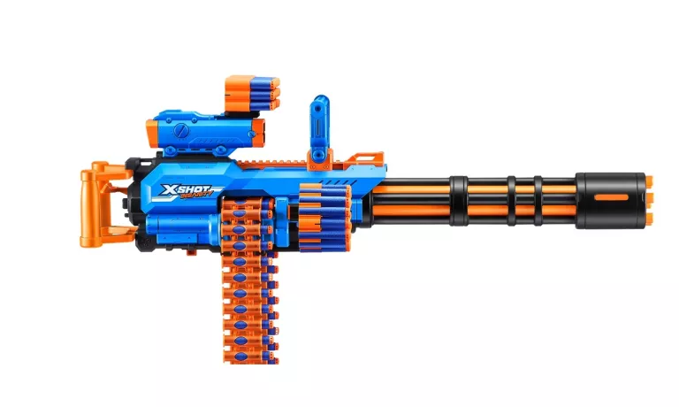 ZURU X-SHOT INSANITY FIRE 36605 MINIGUN AUTOMATYCZNY KARABIN 72 STRZAŁKI