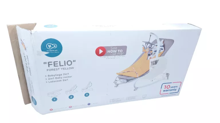 LEŻACZEK FELIO FOREST YELLOW 2020 KINDERKRAFT
