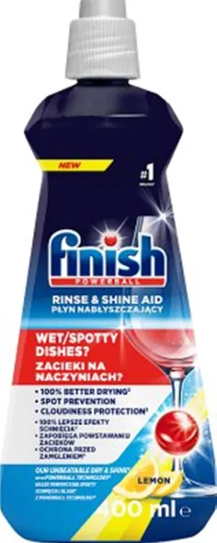 NABŁYSZCZACZ DO ZMYWARKI FINISH 400 ML LEMON