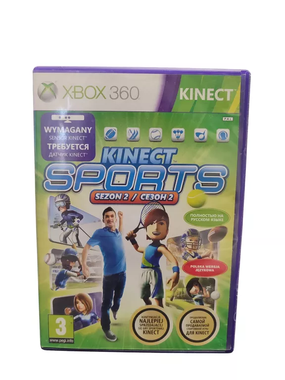 GRA NA XBOX 360 KINECT SPORT SEZON 2