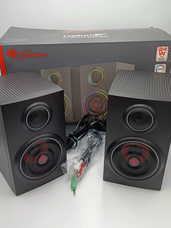 ZESTAW GŁOŚNIKÓW 2.0 GENESIS HELIUM 300BT ARGB 24 W