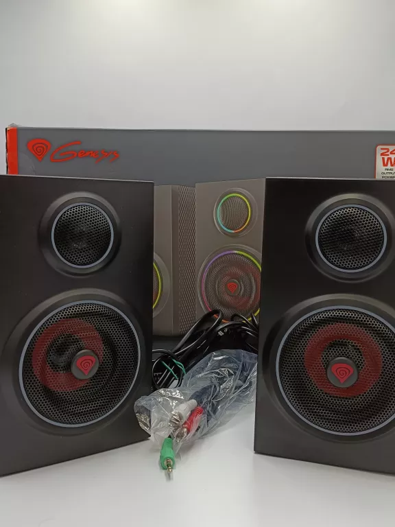 ZESTAW GŁOŚNIKÓW 2.0 GENESIS HELIUM 300BT ARGB 24 W