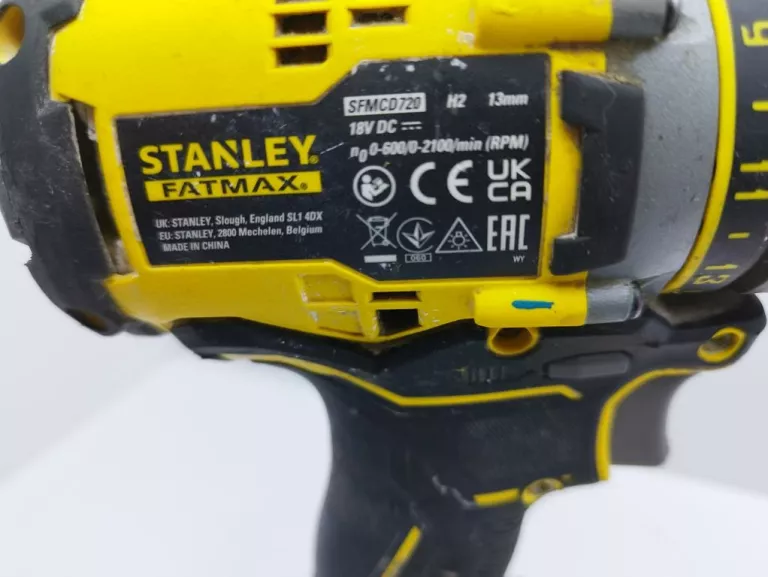 WIERTARKO-WKRĘTARKA STANLEY SFMCD720 FATMAX +2XAKU 2AH +ŁAD