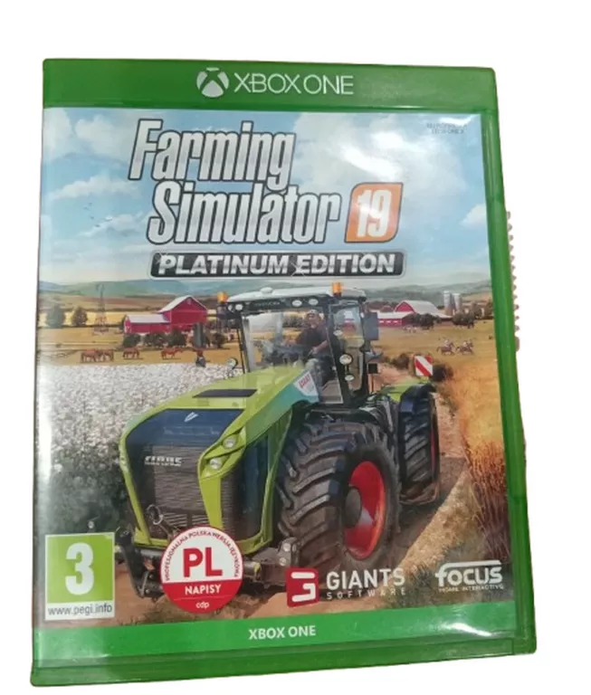 GRA XBOX ONE FARMING SIMULATOR 19 PLATINUM EDITION