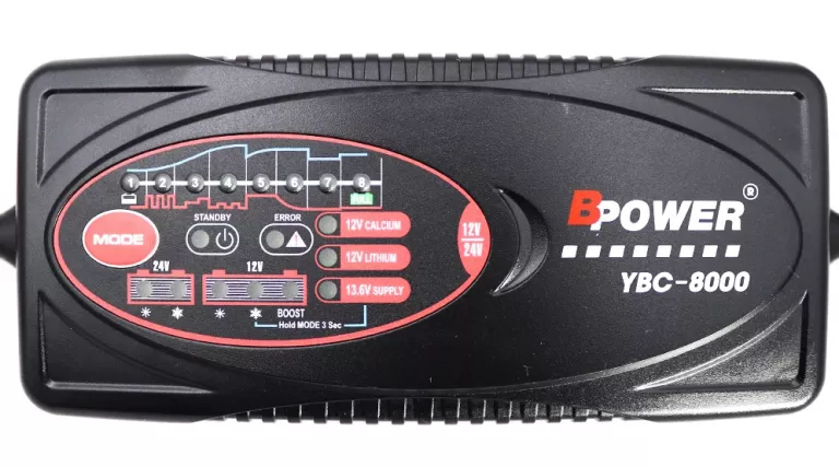 ŁADOWARKA AUTOMATYCZNA BPOWER YBC-8000 12V 24V 8A