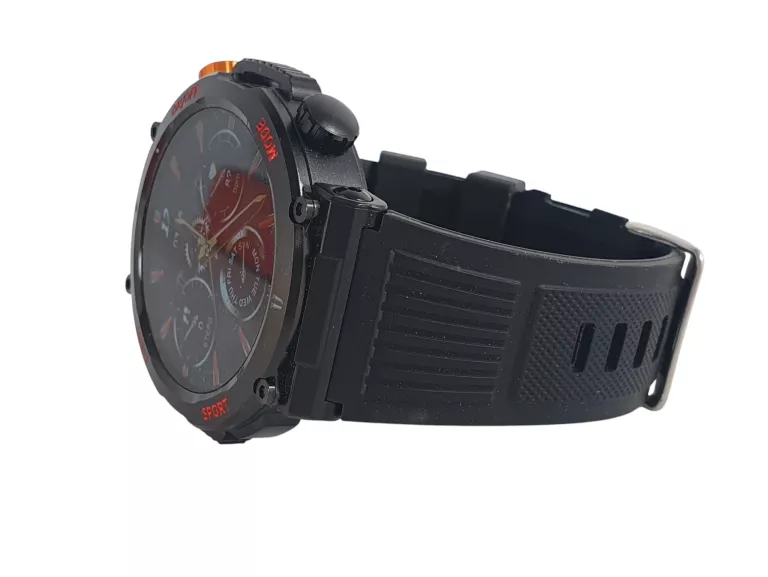 SMARTWATCH MĘSKI Z WBUDOWANĄ LATARKĄ ORAZ KOMPASEM TAKTYCZNY ZEGAREK 2024