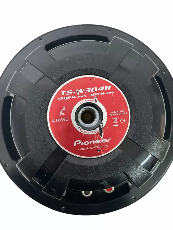 PIONEER TS-W304R SAMOCHODOWY GŁOŚNIK BASOWY SUBWOOFER1300W