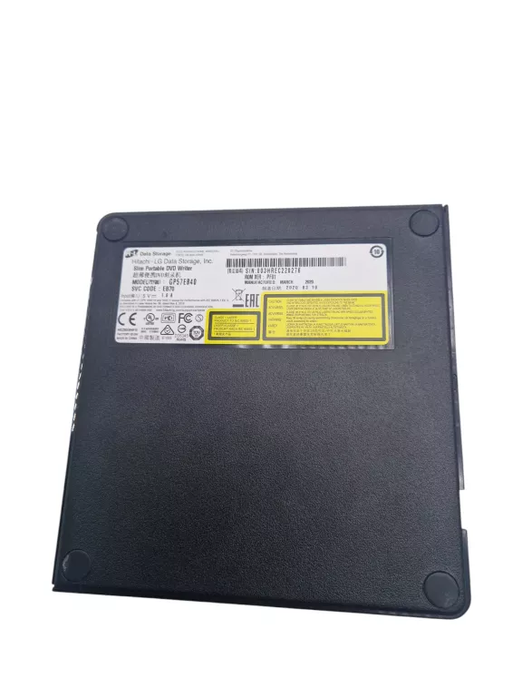 PRZENOŚNY CZYTNIK ODTWARZACZ PŁYT CD/DVD HITACHI SUPER MULTI