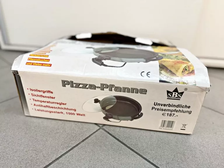 PATELNIA ELEKTRYCZNA 1500W PIZZA PFANNE MULTI-FUNKTION KOMPLET