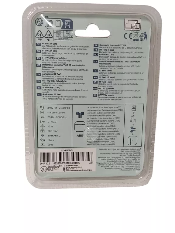 SŁUCHAWKI BLUETOOTH TEDI MISIE