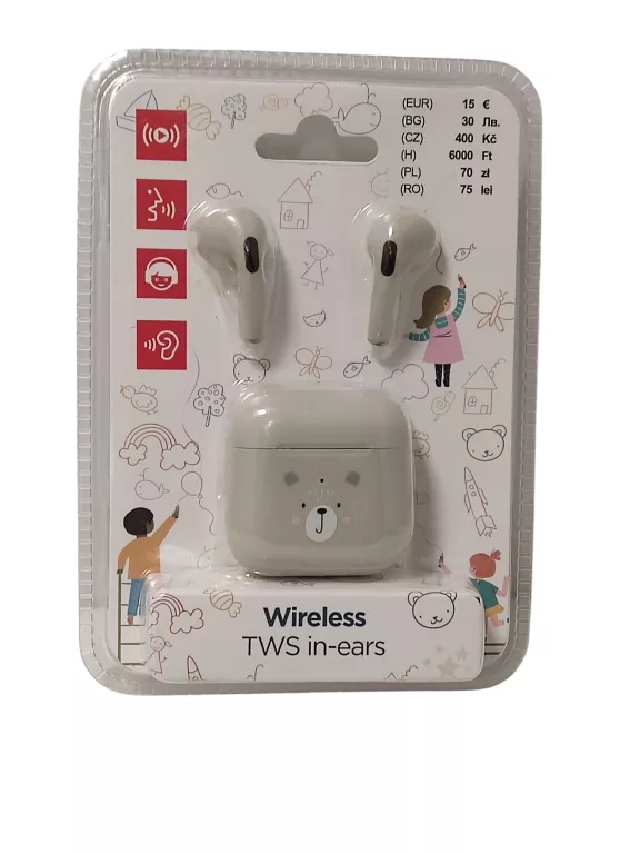 SŁUCHAWKI BLUETOOTH TEDI MISIE