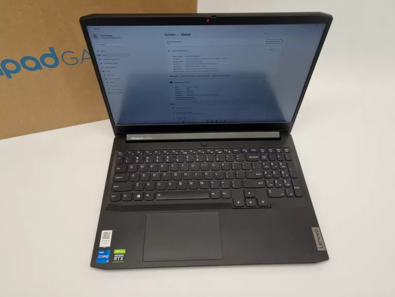 LAPTOP LENOVO IDEAPAD GAMING 3 15IHU6 CORE I5 16 GB / 512 GB