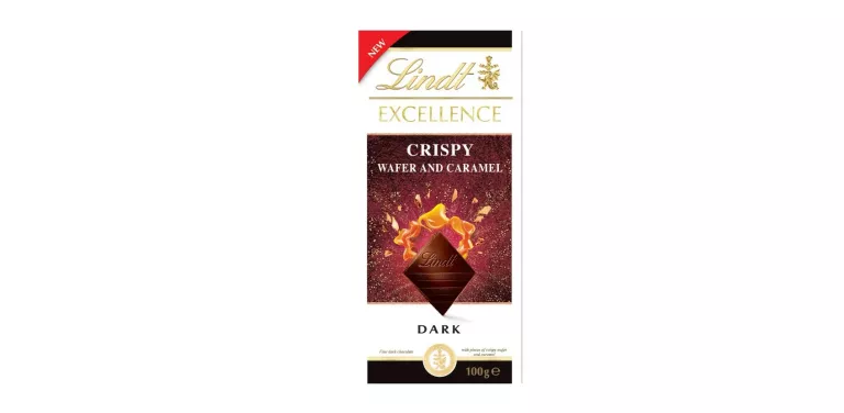 LINDT EXCELLENCE CRISPY WAFER AND CARMEL 100G