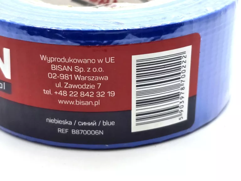 TAŚMA UNIWERSALNA DUCT 48MM BISAN (NIEBIESKA) / 5903978700222