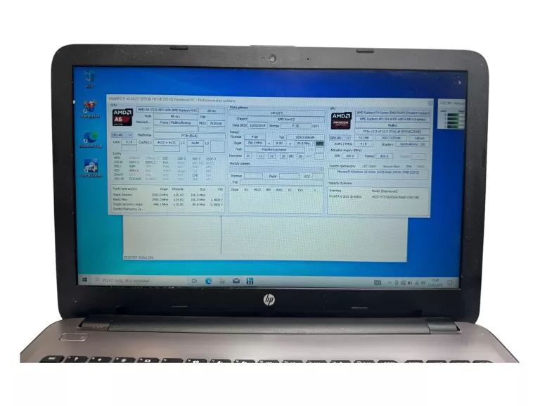 LAPTOP HP 255 G5 AMD A6 7310 HDD USZKODZONY