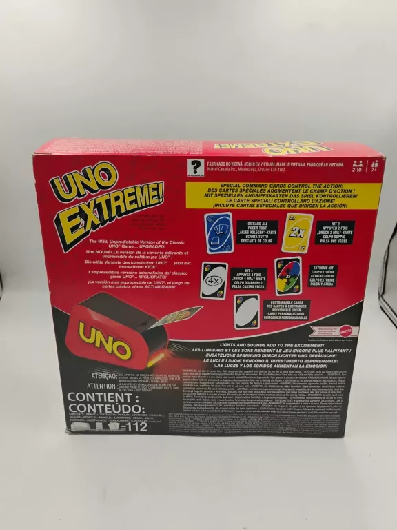 GRA KARCIANA MATTEL GXY75 UNO EXTREME
