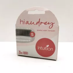 WKŁADY Z 5 OSTRZAMI DO MASZYNKI HI AUNDREY INTUITION - KOMPLET 3 SZTUK