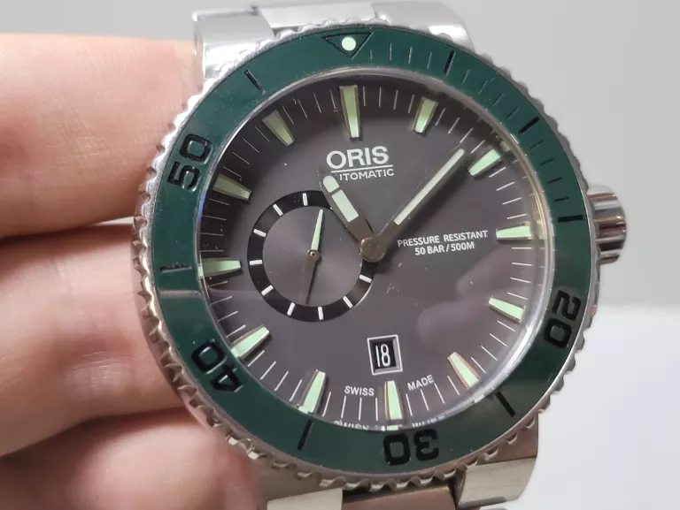 ZEGAREK ORIS AQUIS SMALL SECOND,DATE   01 743 7673 4157-07 8 26 01PEB