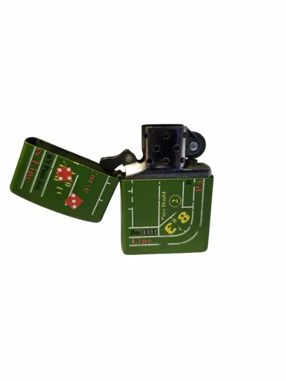 ZAPALICZKA ZIPPO ZIELONA NR 10 NA BENZYNĘ