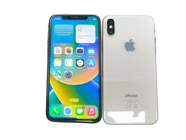 TELEFON APPLE IPHONE X 64GB SZARY