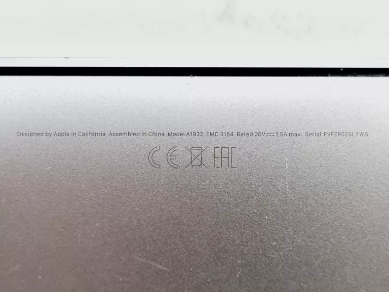 LAPTOP MACBOOK AIR 13 A1932 RETINA 13" I5 8/128 GB