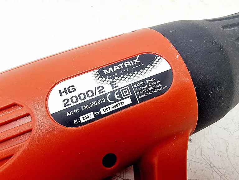 OPALARKA HOT AIR MATRIX HG 2000/2E