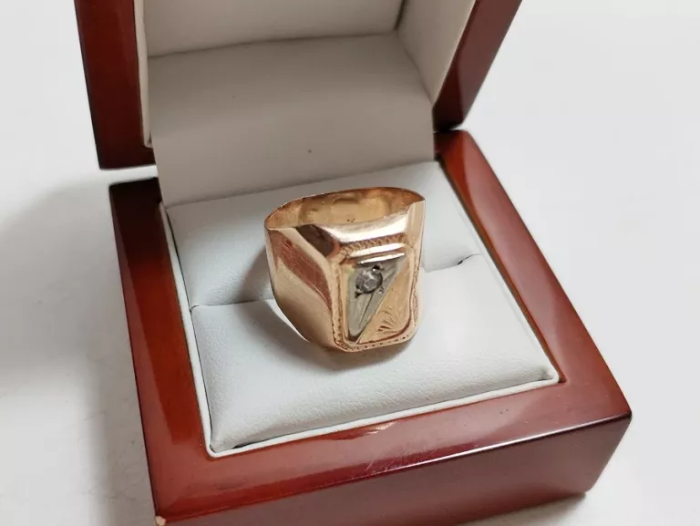 ZŁOTY SYGNET 585, 14K, 5,78G, 23R