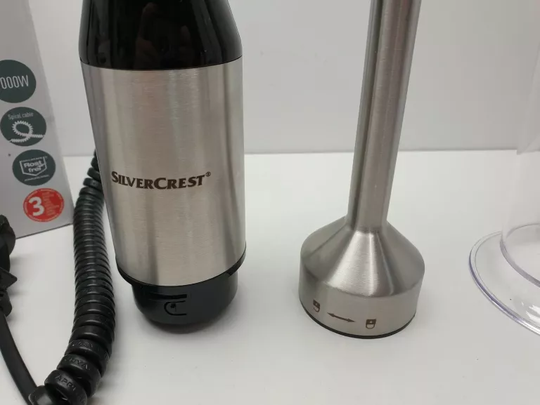 BLENDER RĘCZNY SILVERCREST SMART SPEED SMSS 1000 A 1000W KOMPLET