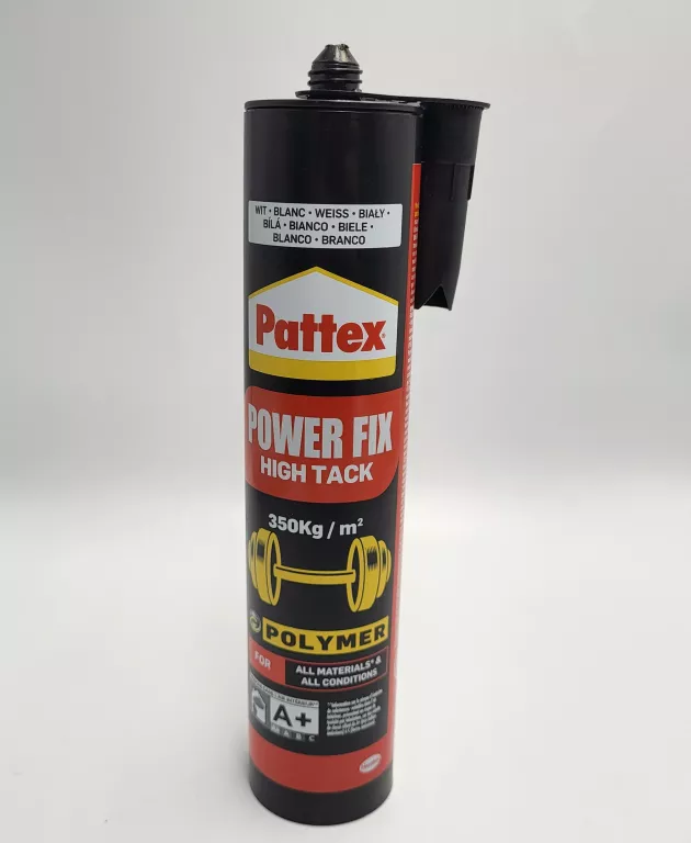 POWER FIX HIGH TACK PATTEX KARTUSZ 460G KLEJ POLIMEROWY
