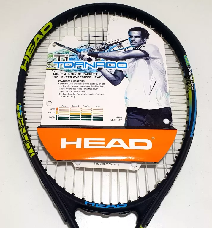RAKIETY DO TENISA ZIEMNEGO HEAD TI. TORNADO L4 285 G STAN BDB